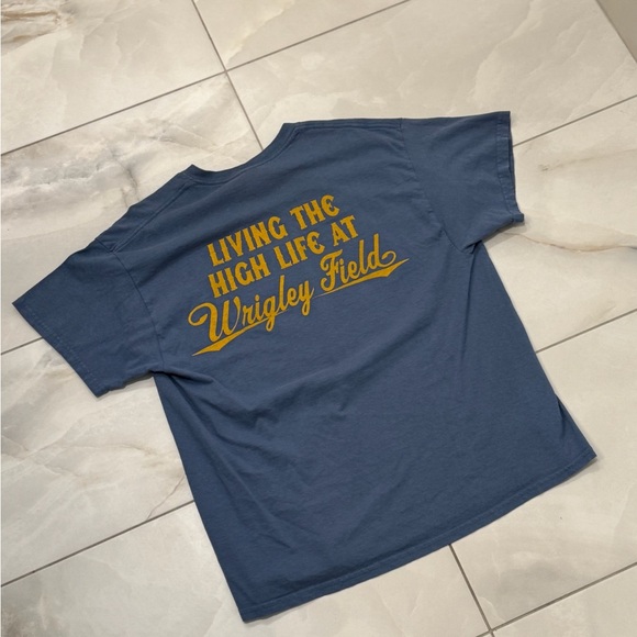 Rare MLB Cubs Wrigleyville Miller High Life  Limited Edition Meme Humor T-Shirt - Picture 2 of 4